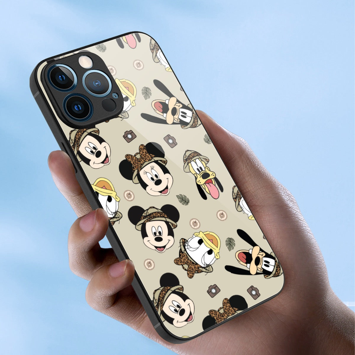 Safari Faces iPhone 13 Series Mobile Phone Case | Glass