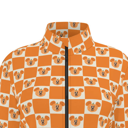 Preppy Pumpkin Women's Long Sleeve Thumbhole Jacket