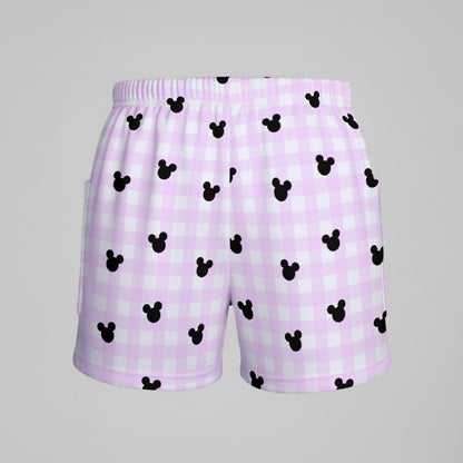 Bright Pink Gingham Women’s Sports Dress Set