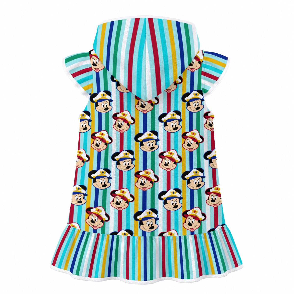 Merry Time Sailors Girls' Hooded Beach Cover-Up