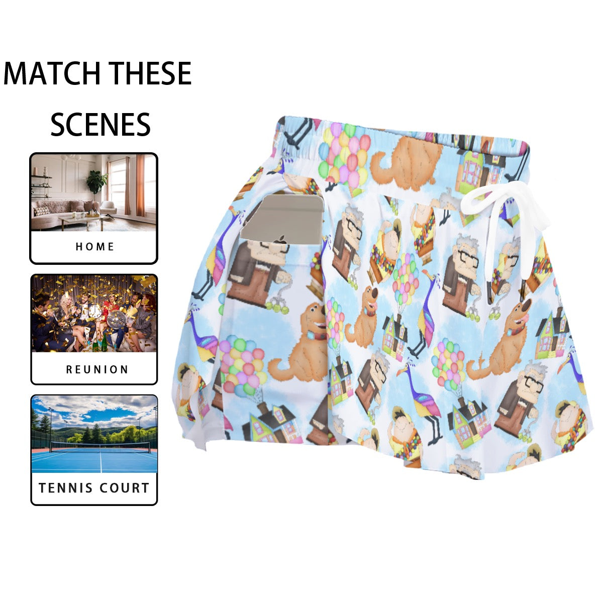 Up Women's Sport Skorts With Pocket
