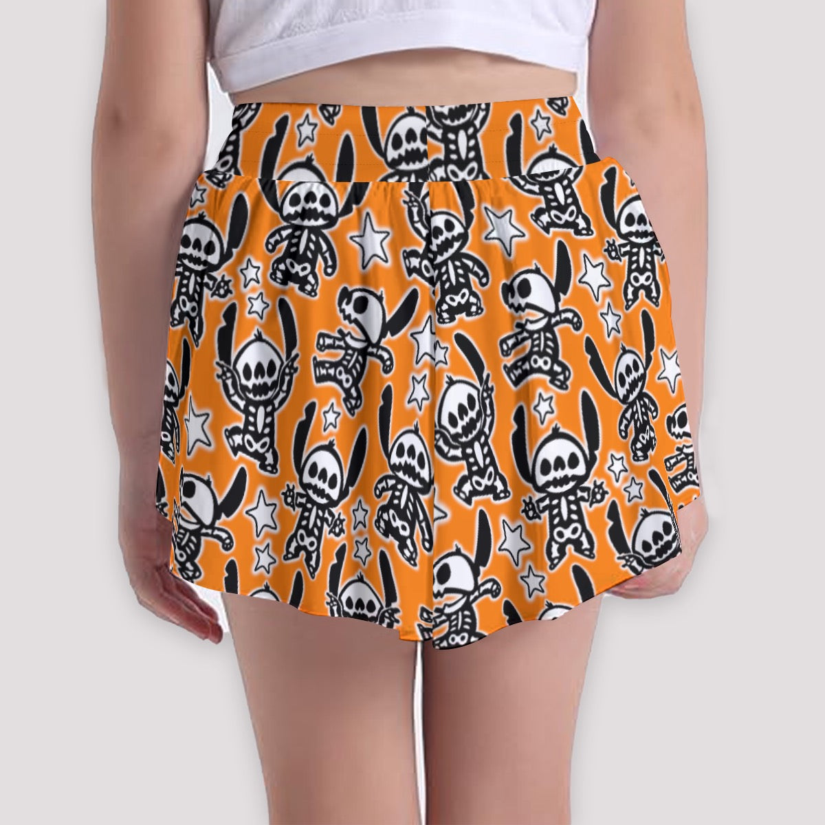 Alien Skeleton Girls' Sports Culottes