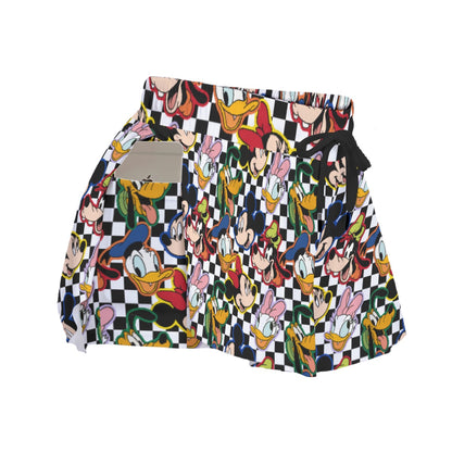 Checkered Friends Women's Sport Skorts With Pocket
