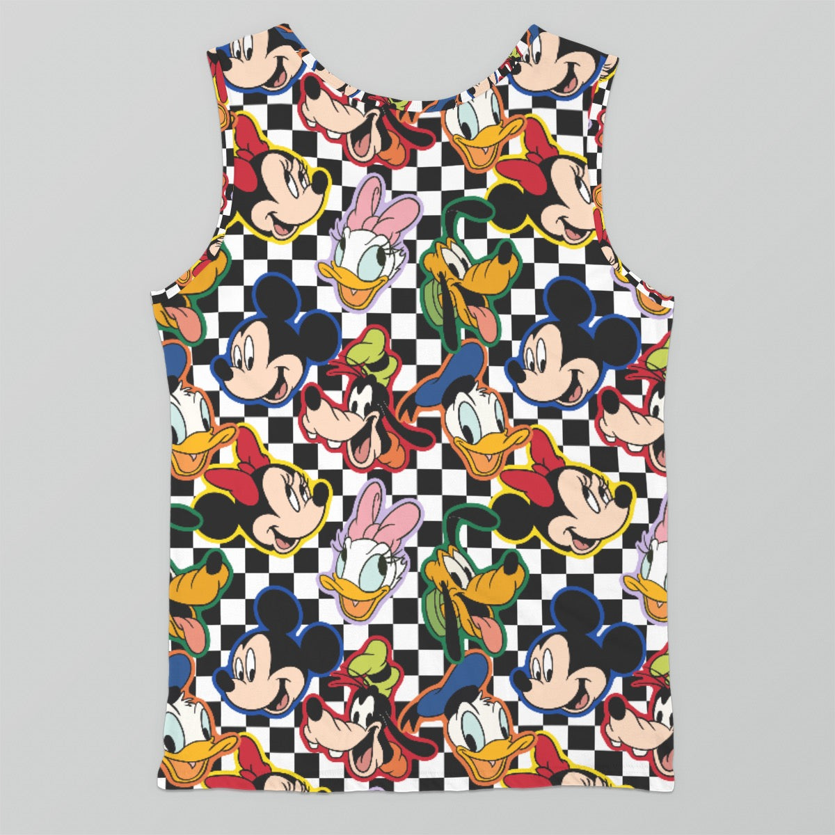 Checkered Friends Young Boy Tank Top