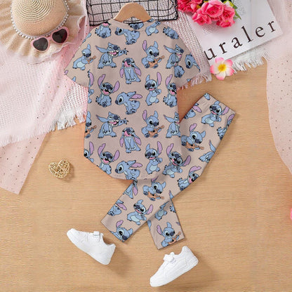 Natural Alien Kids' Casual Top and Pants Set