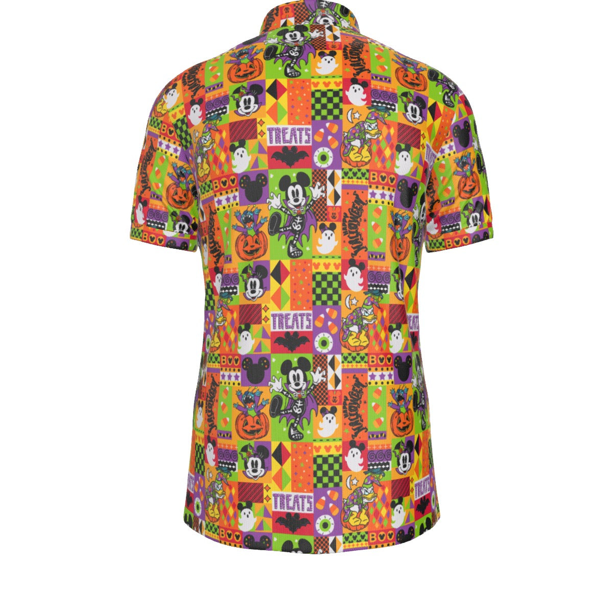 Trick or Treat Friends Men's Stretch Collar Polo Shirt