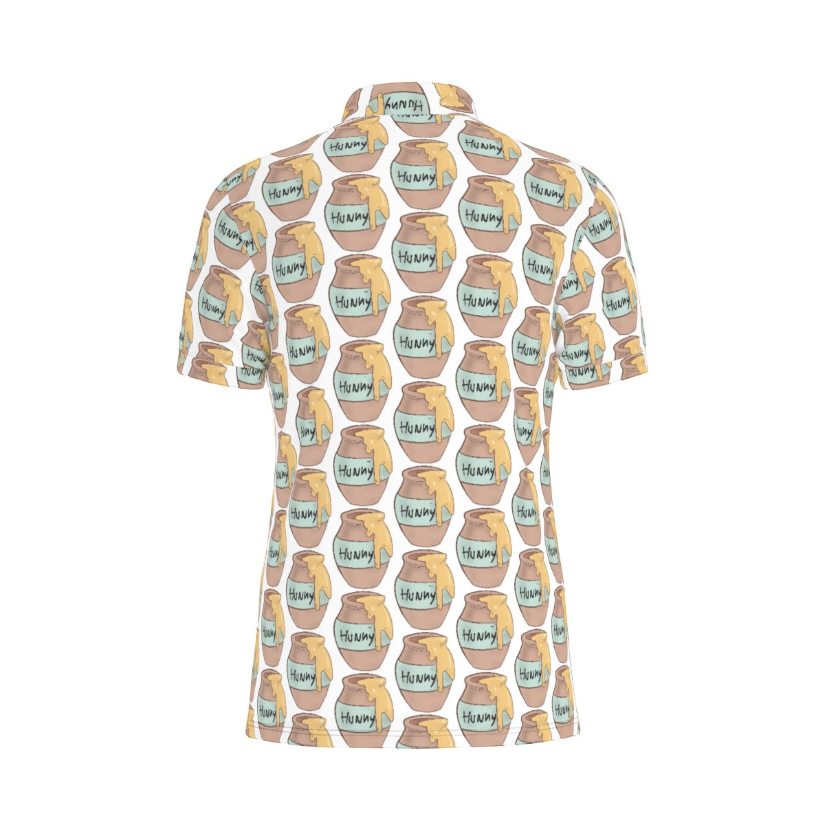 Sweet Honey Men's Stretch Collar Polo Shirt