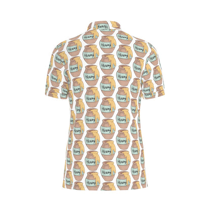 Sweet Honey Men's Stretch Collar Polo Shirt
