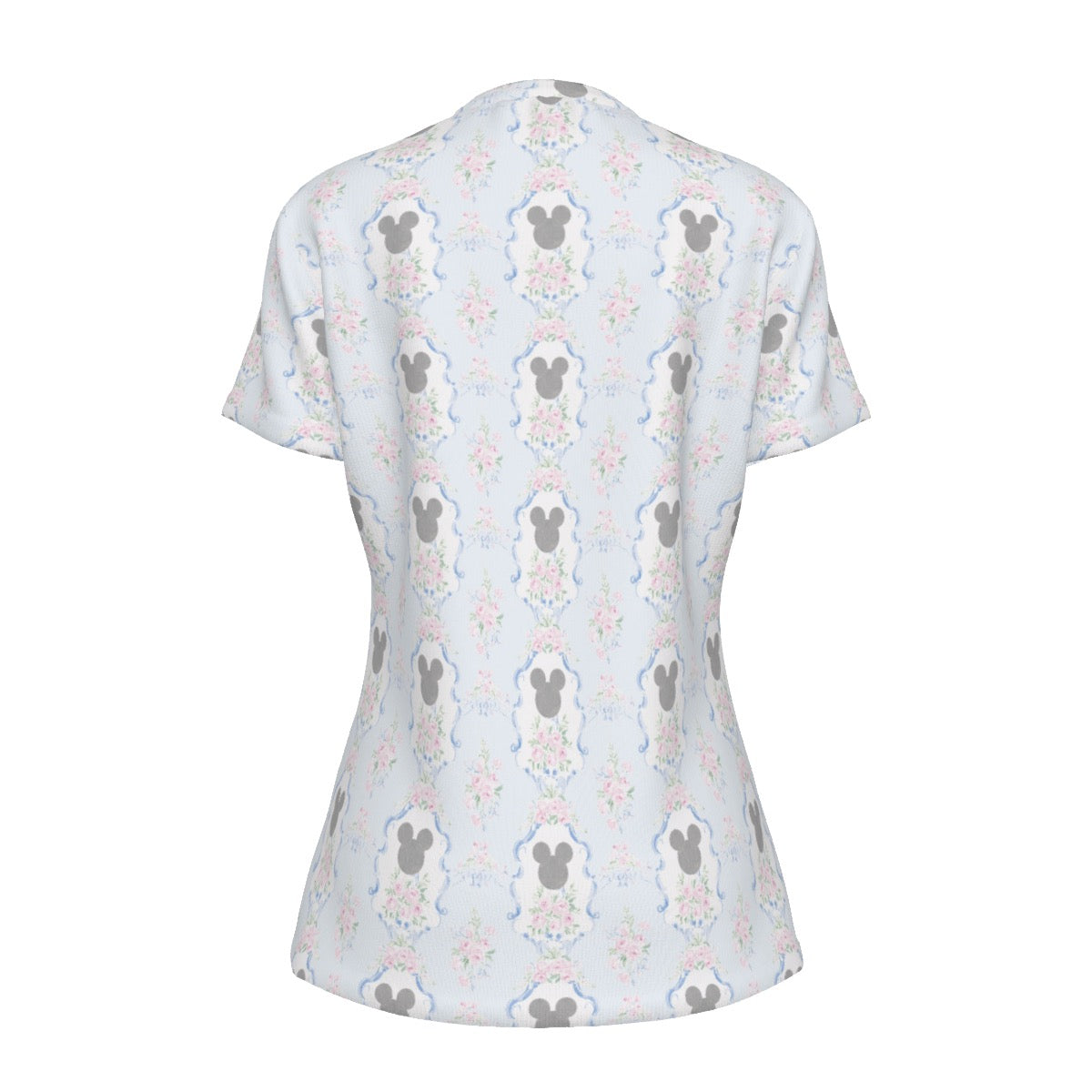 Blue Grandmillenial Women's Round T-Shirt|210GSM