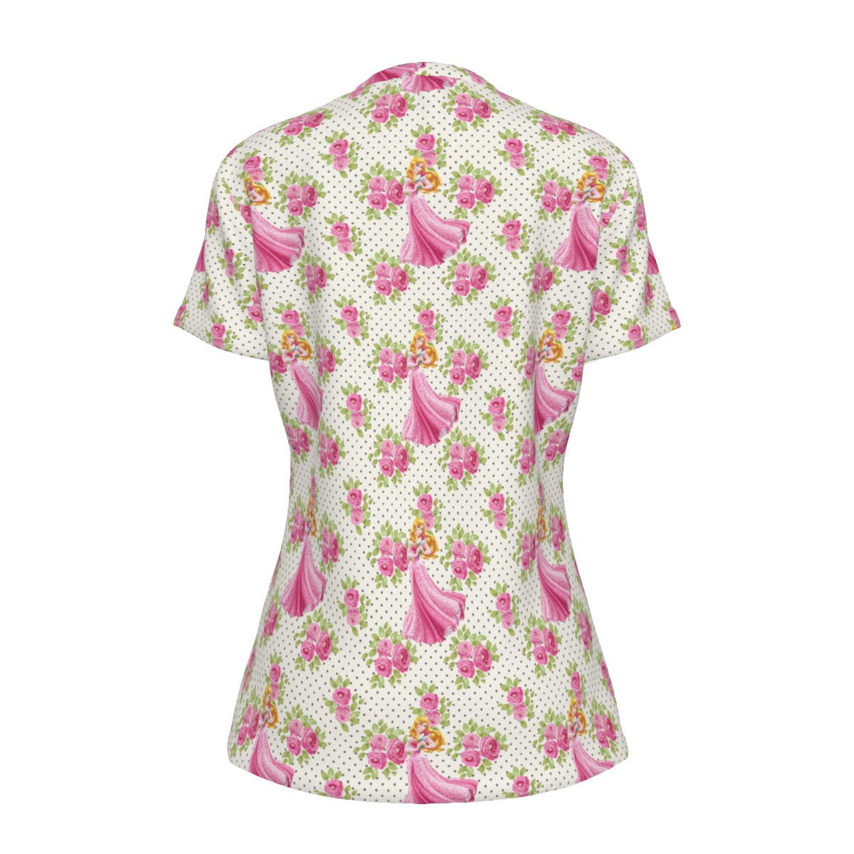 Floral Aurora Women's Round T-Shirt|210GSM