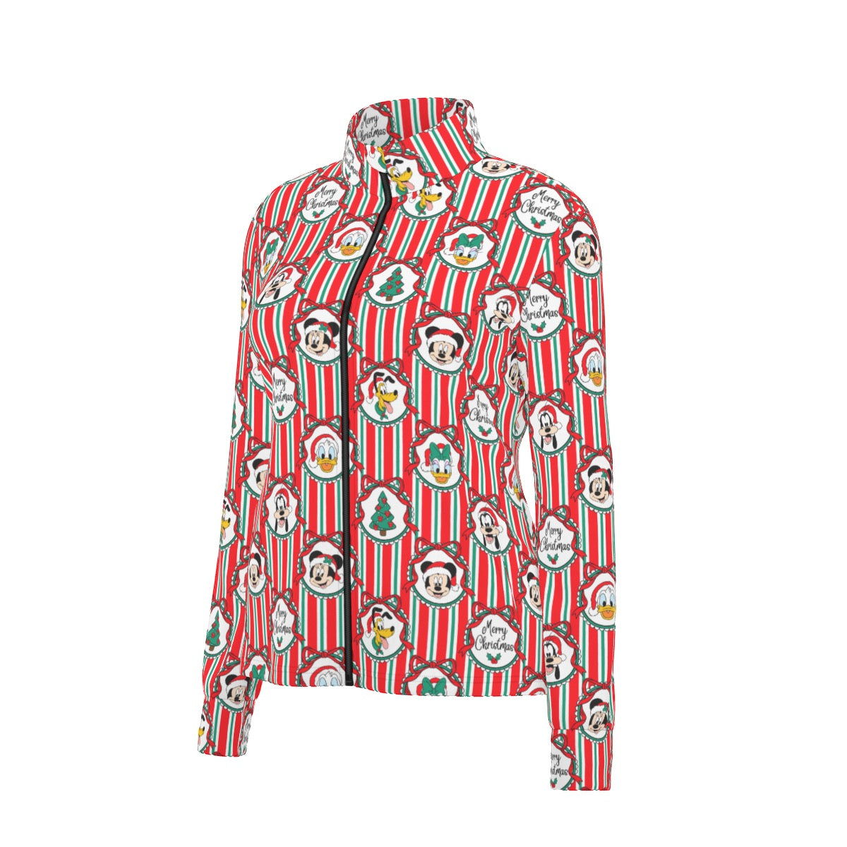 Classic Christmas Frames Women's Long Sleeve Thumbhole Jacket