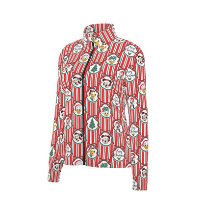 Classic Christmas Frames Women's Long Sleeve Thumbhole Jacket