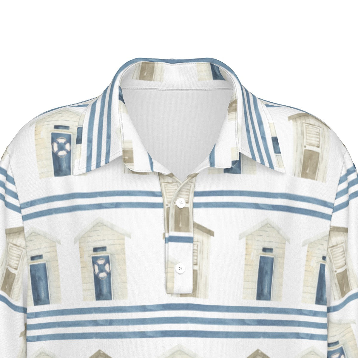 Striped Beach Houses Boy’s Polo Collar Jersey |210GSM