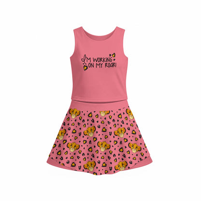 Roar Panel Women's Sports Tank & Skort Set