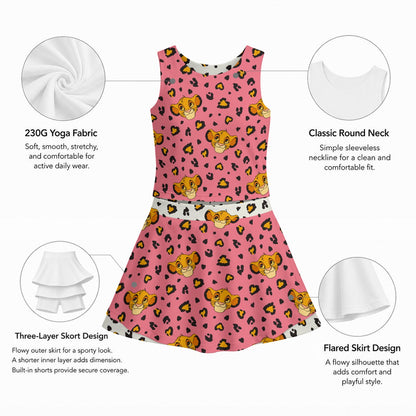 Roar [pink] Girl's Sport Tank & Skort Set