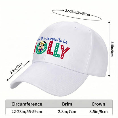 Tis the Season to be Jolly Curved Brim Baseball Cap