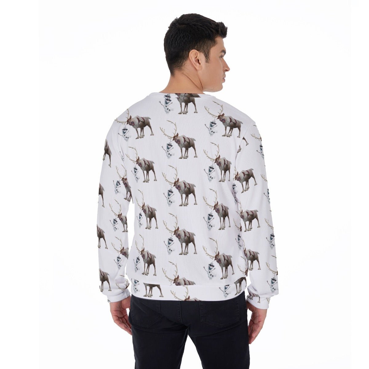 Snowman & Reindeer Men's Sweater