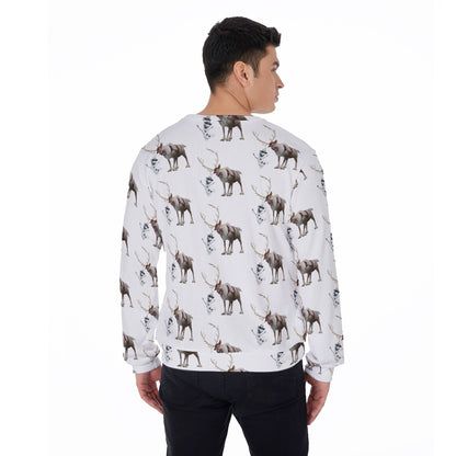 Snowman & Reindeer Men's Sweater
