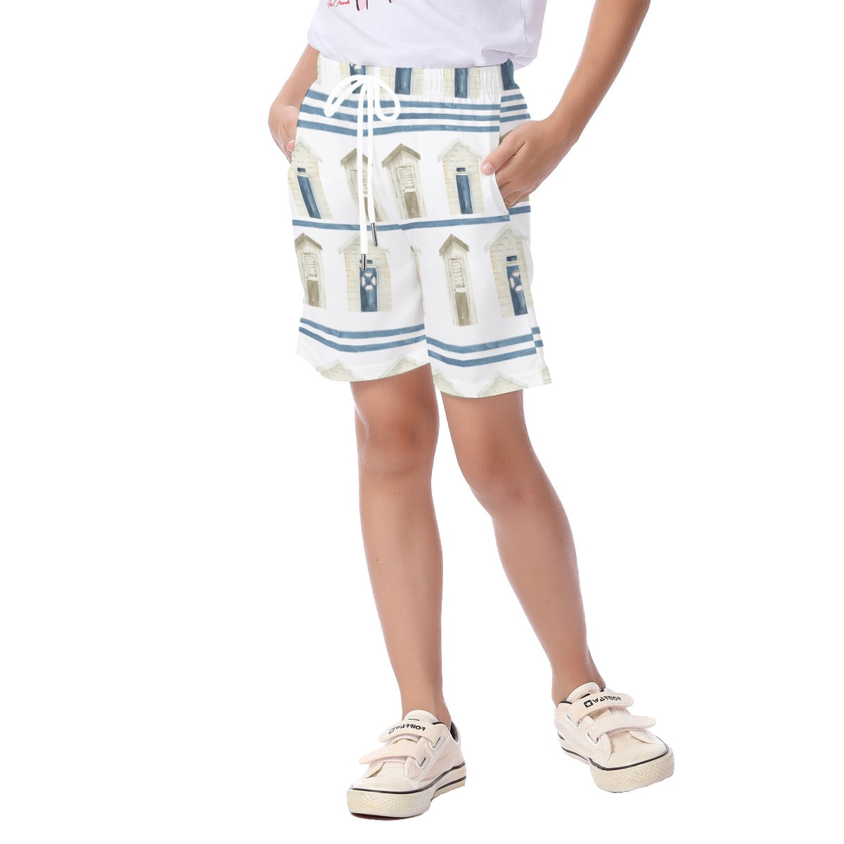Striped Beach House Kid's Beach Shorts