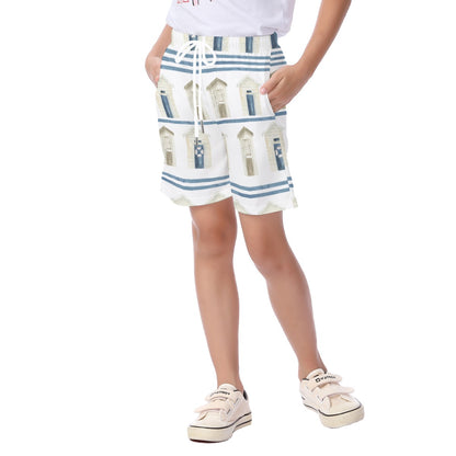 Striped Beach House Kid's Beach Shorts