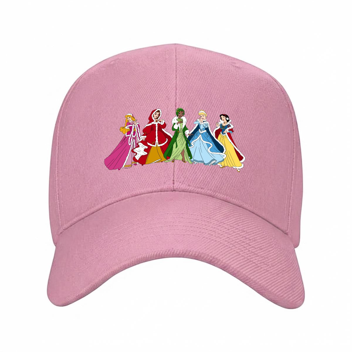 Christmas Princesses Curved Brim Baseball Cap
