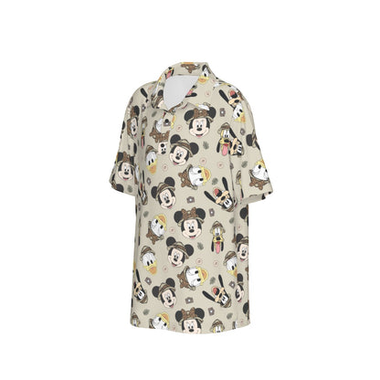 Safari Faces Polo Collar Jersey |210GSM