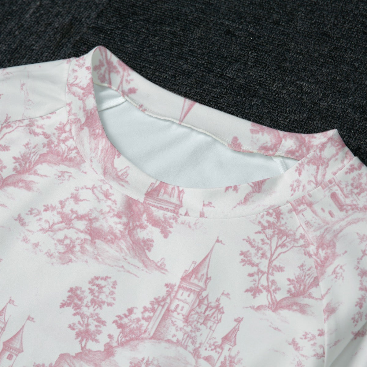 Castle Toile Women's Raglan Sleeve Pajamas