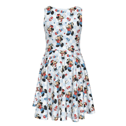 Checkered Cruising MM Kid's Sleeveless Vest Dress