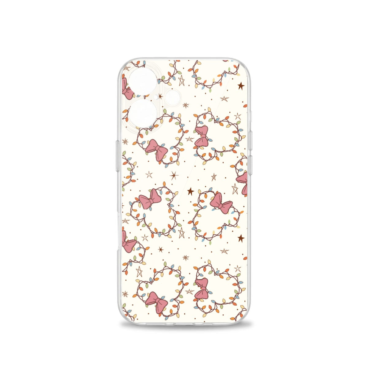Christmas Lights Minnie iPhone 16 Series Mobile Phone Case