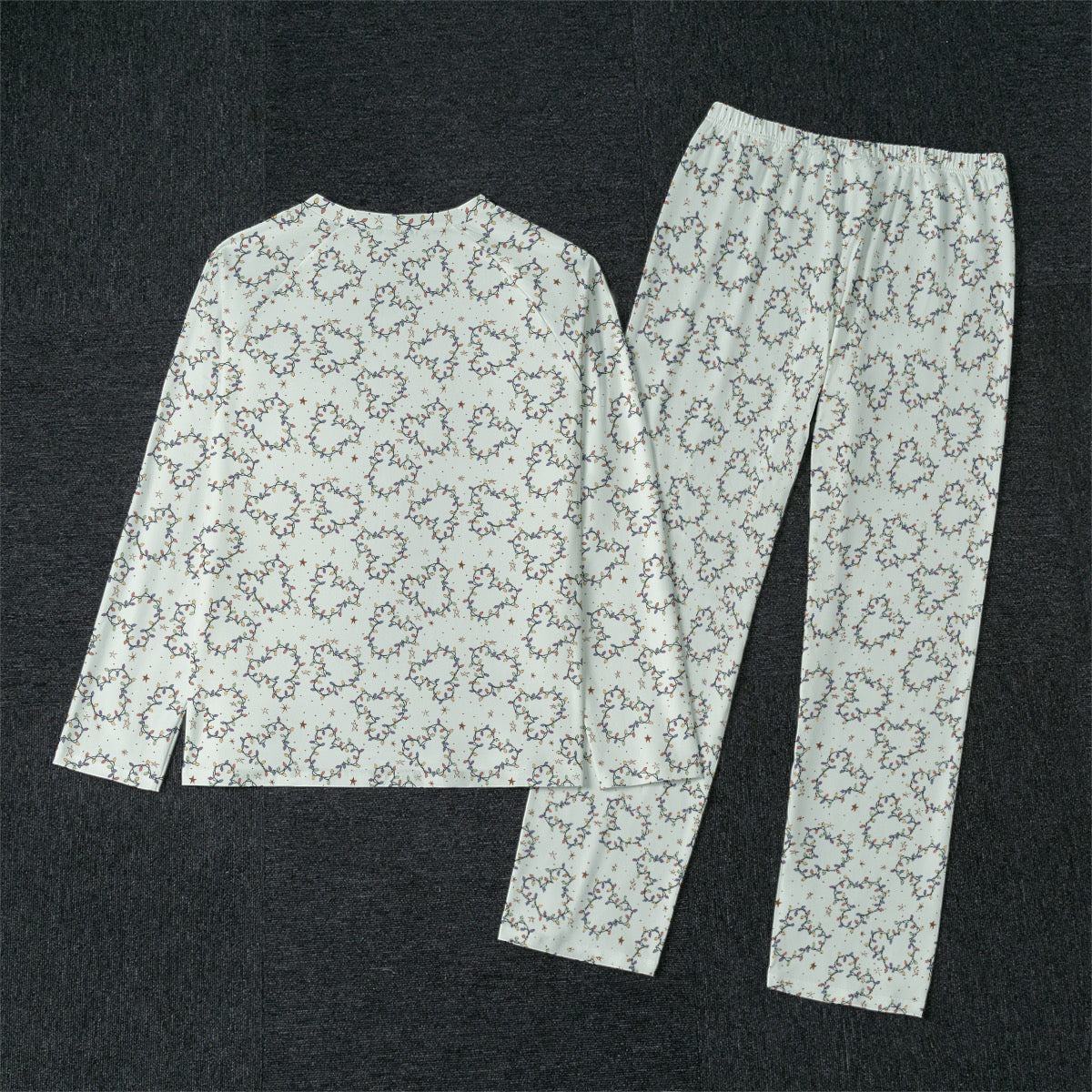 MM Lights Men's Raglan Sleeve Pajama Set