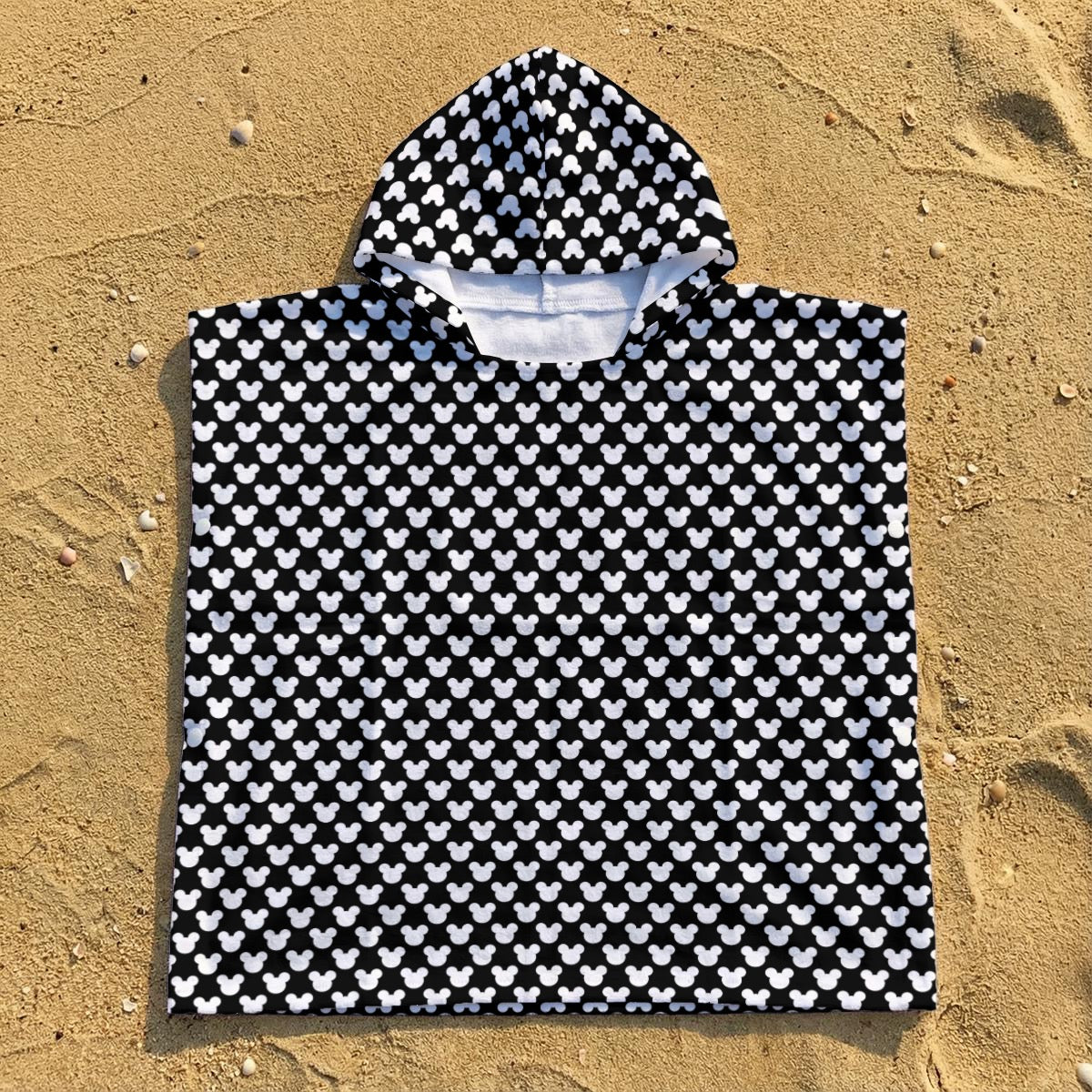 Micro Mickey Kid's Hooded Towel Poncho