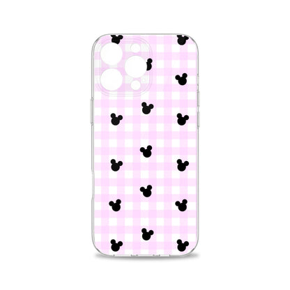 Bright Pink Gingham iPhone 16 Series Mobile Phone Case
