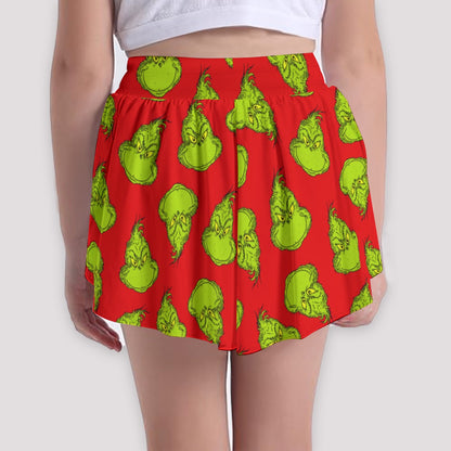 Mean One [red] Girls' Sports Culottes
