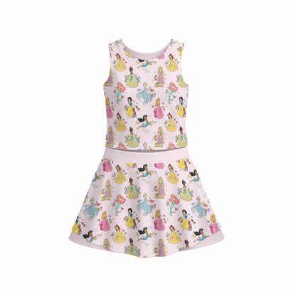 Princess Women's Sports Tank & Skort Set