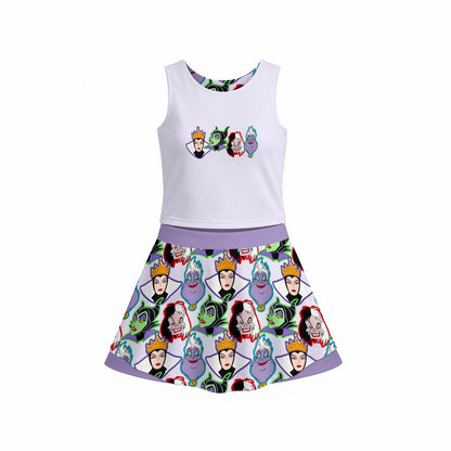Evil Villains Women's Sports Tank & Skort Set