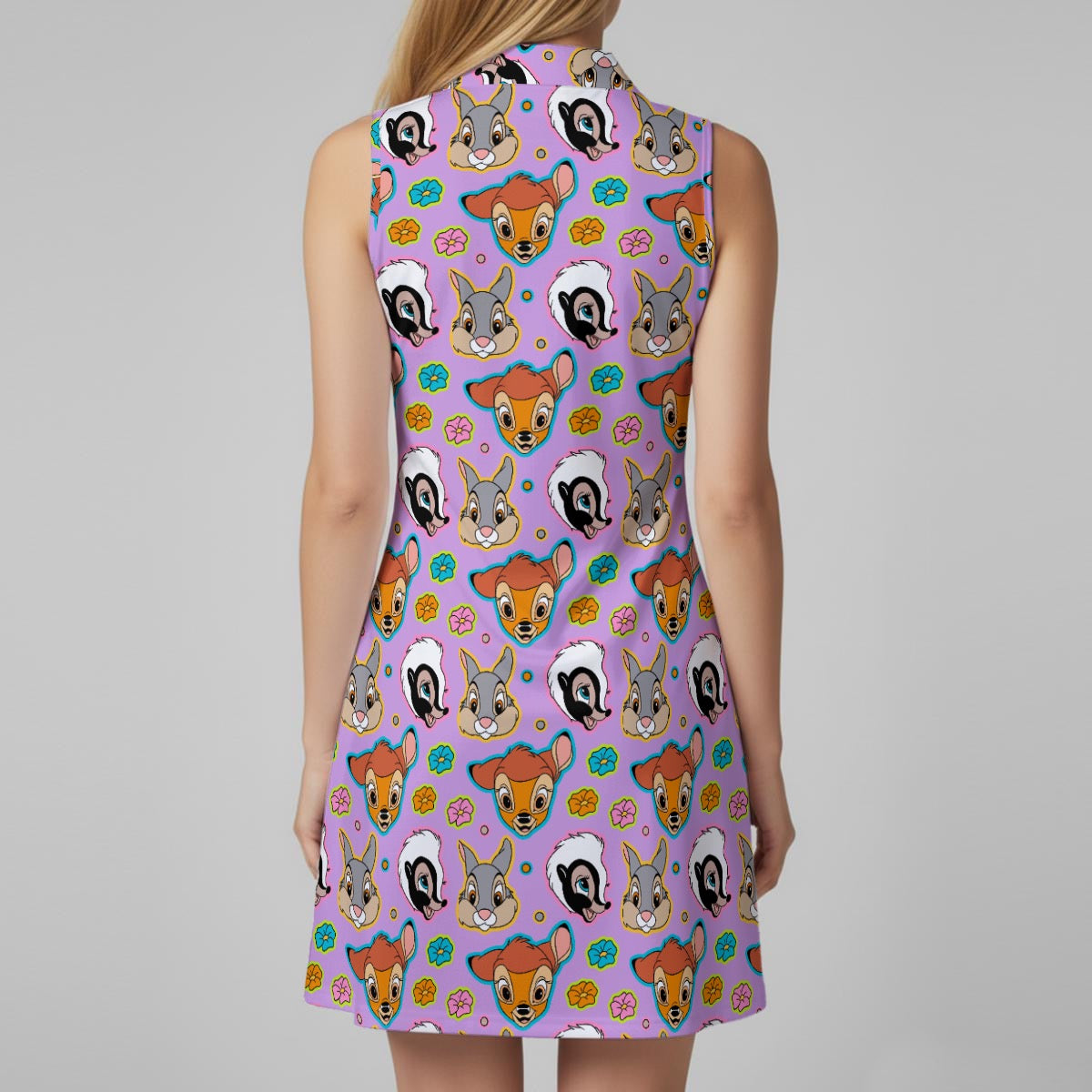 Purple Forest Friends Women’s Sports Dress Set