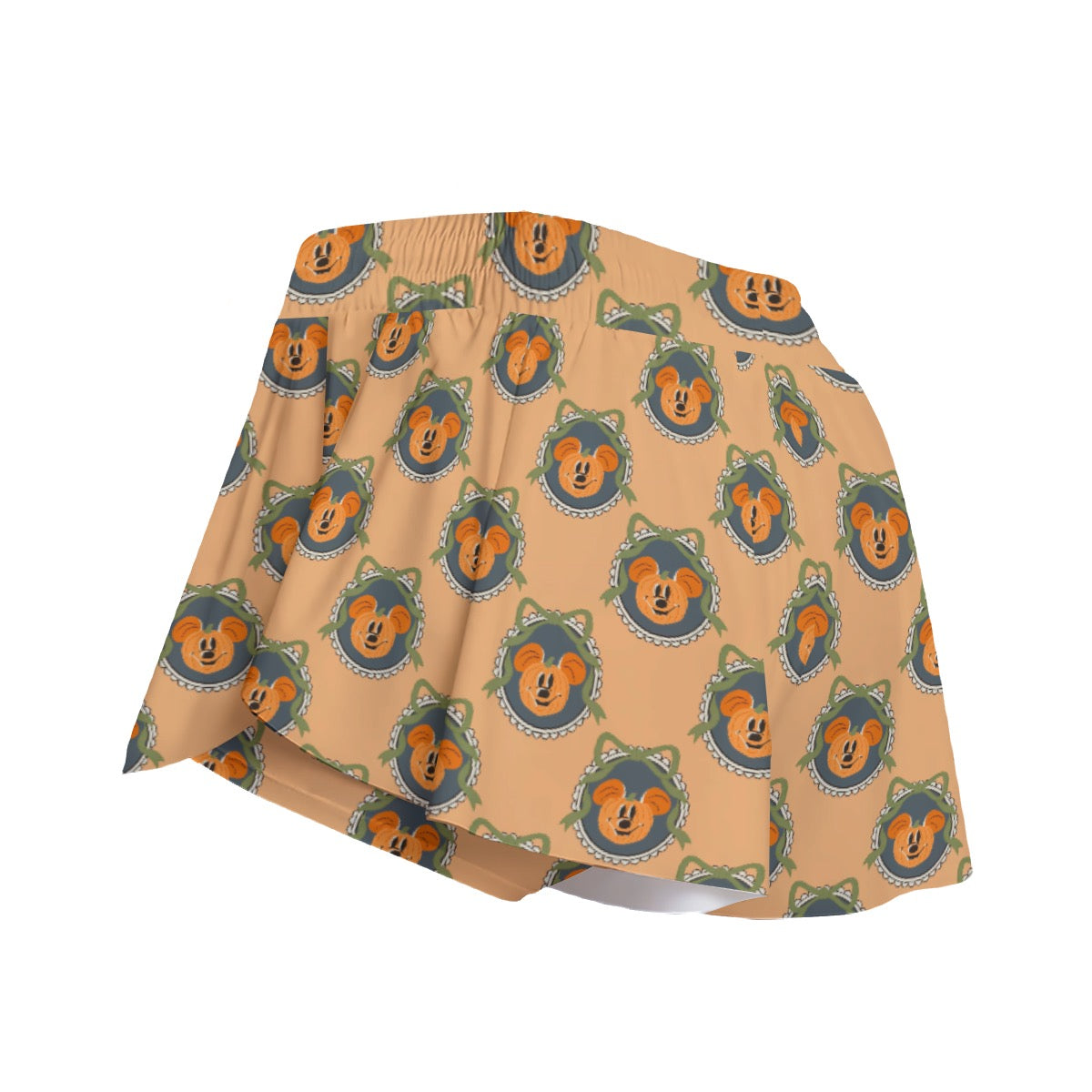Pumpkin MM Trellis [orange] Women's Sport Skorts With Pocket
