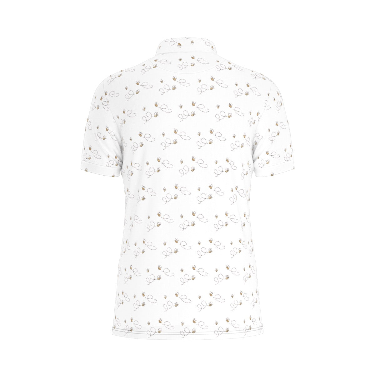 Honey Bee Men's Stretch Collar Polo Shirt