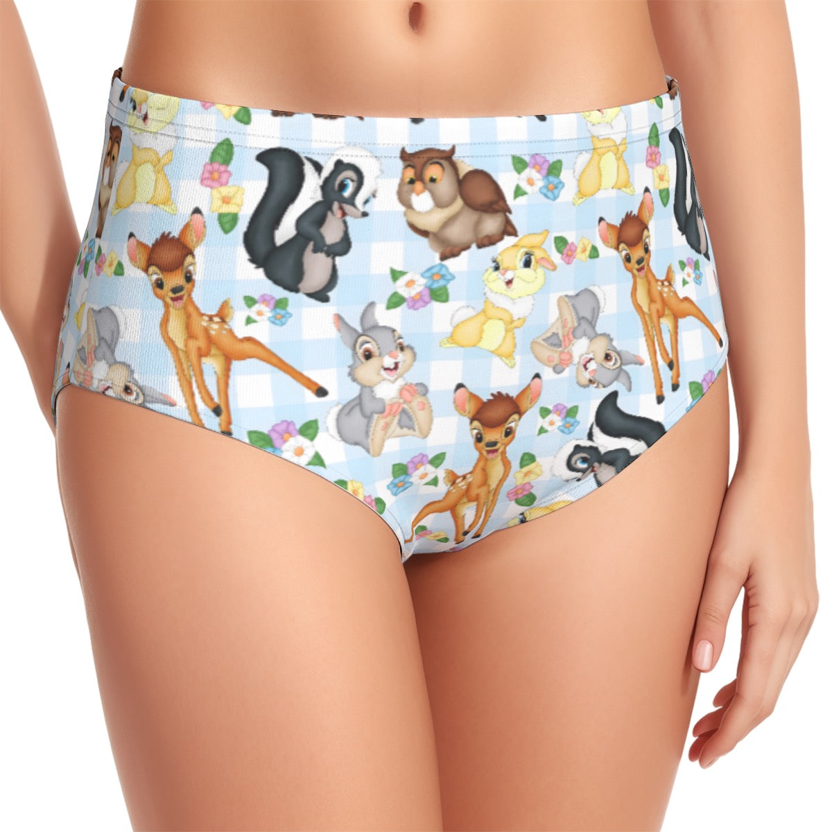 Forest Friends Women's Swimsuit Set With Halter