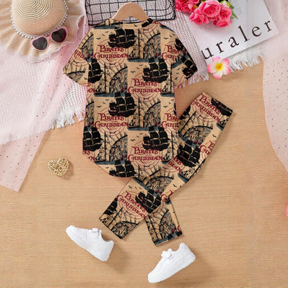Pirates OTC Kids' Casual Top and Pants Set