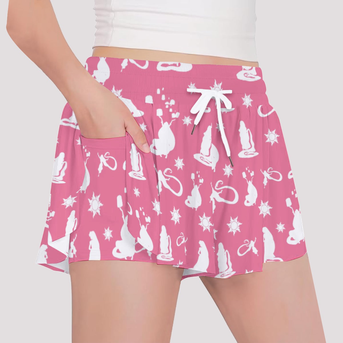 Princess Silhouette Girls' Sports Culottes