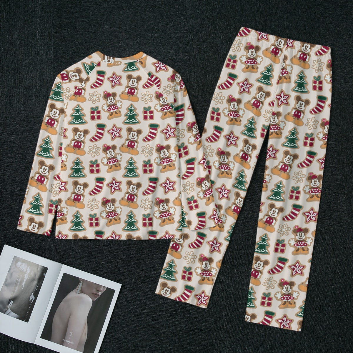 Christmas Cookies Women's Raglan Sleeve Pajama Set