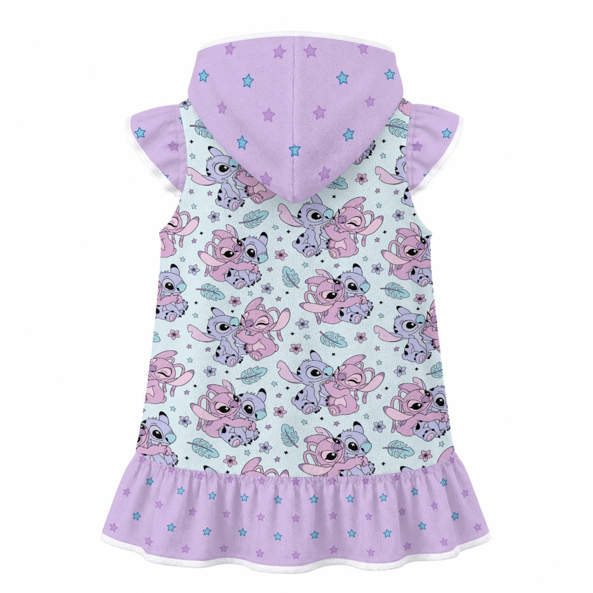 Alien Friends Girls' Hooded Beach Cover-Up