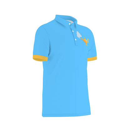 Genie Bounding Men's Stretch Collar Polo Shirt