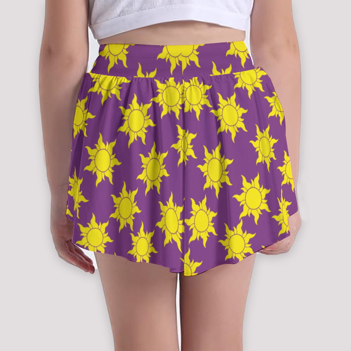 Purple Suns Girls' Sports Culottes