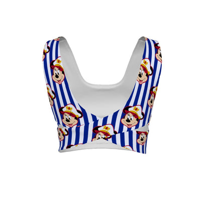 Sailor Minnie Women's Back Cross Sports Bra
