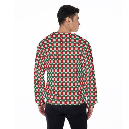 MM Christmas Plaid Men's Sweater