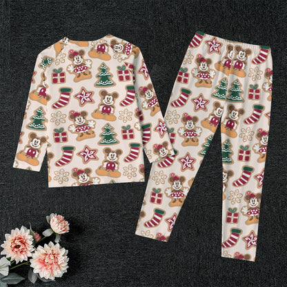 Christmas Cookies Kid's Raglan Sleeve Pajama Set