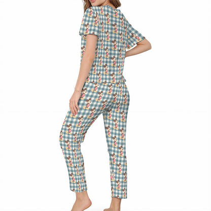 Gingham MM Women’s Loungewear Set