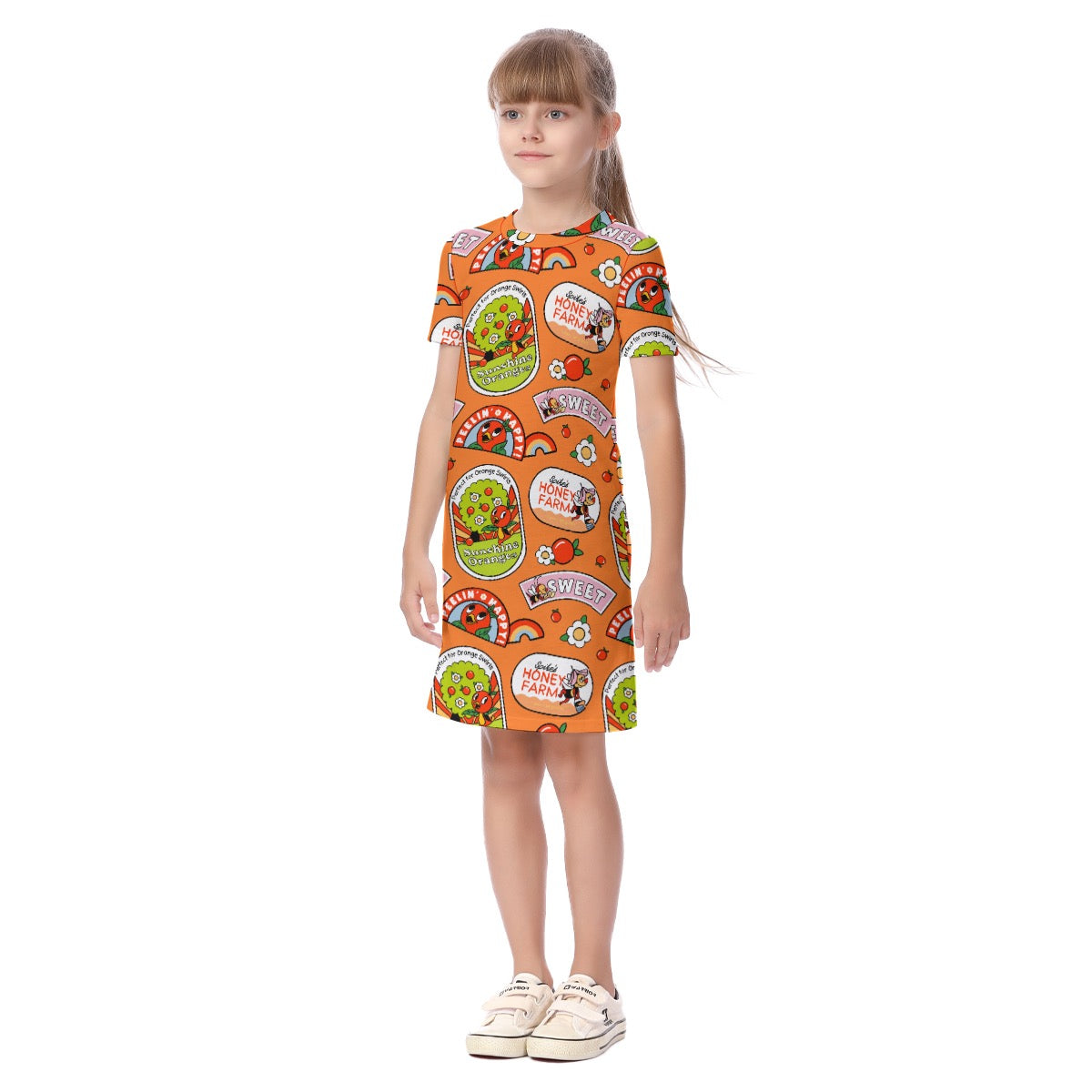 Sweet Birdie Kid's Short Sleeve Dress